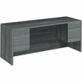 The Hon Co Kneespace Credenza, 72inx24inx29-1/2in, Sterling Ash HON10543LS1